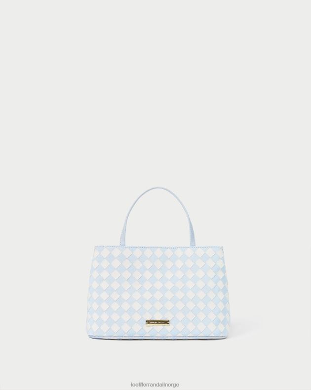 Loeffler Randall poser kvinner minnow mini tote FT8D317 lyseblå/krem