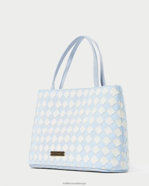 Loeffler Randall poser kvinner minnow mini tote FT8D317 lyseblå/krem