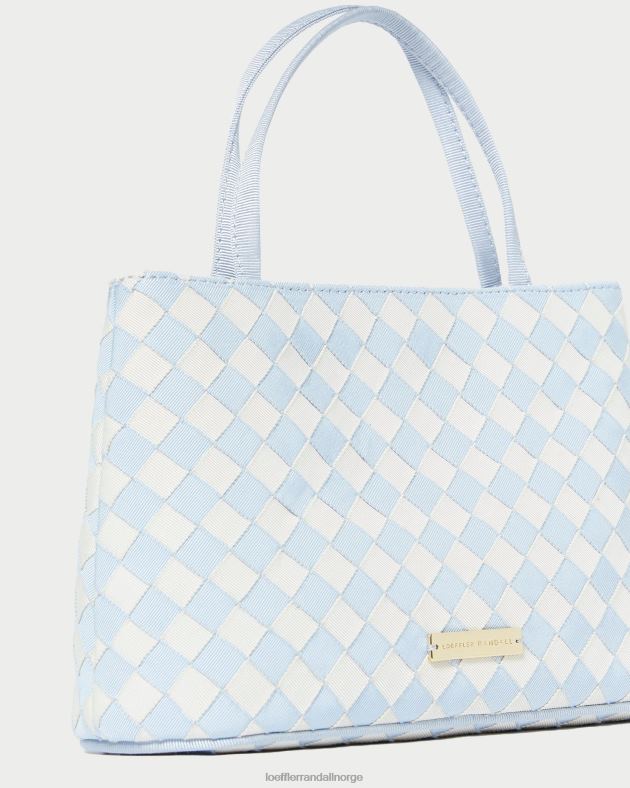 Loeffler Randall poser kvinner minnow mini tote FT8D317 lyseblå/krem