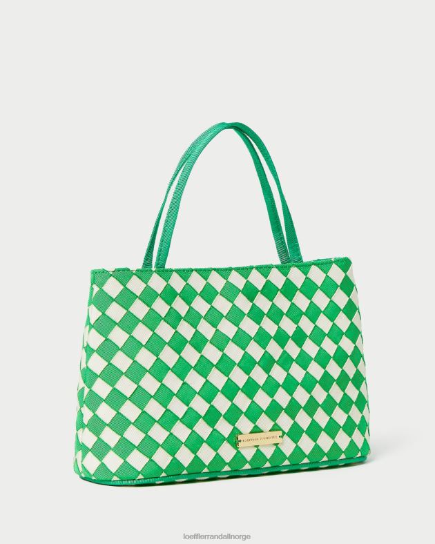 Loeffler Randall poser kvinner minnow mini tote FT8D320 grønn/krem