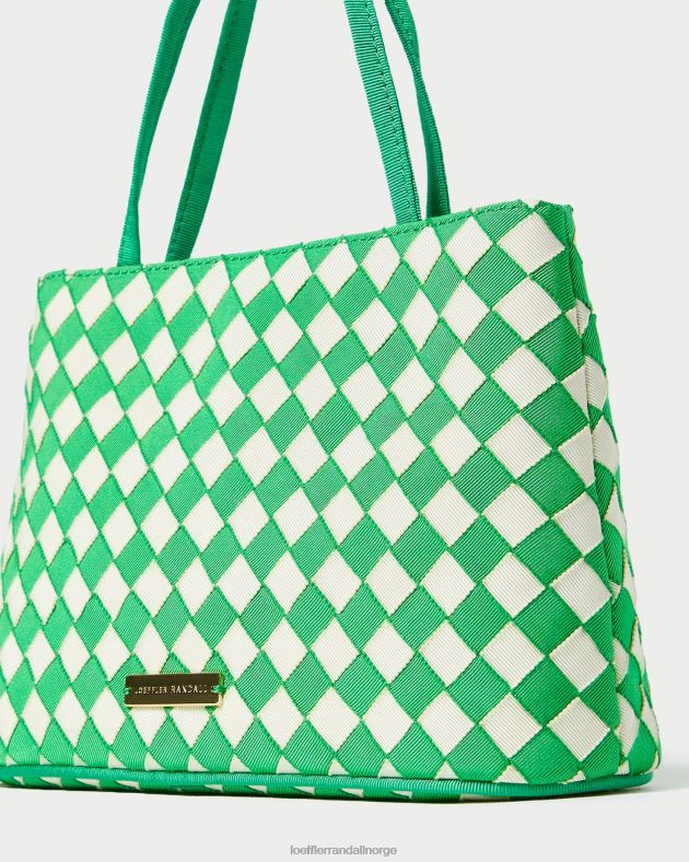 Loeffler Randall poser kvinner minnow mini tote FT8D320 grønn/krem