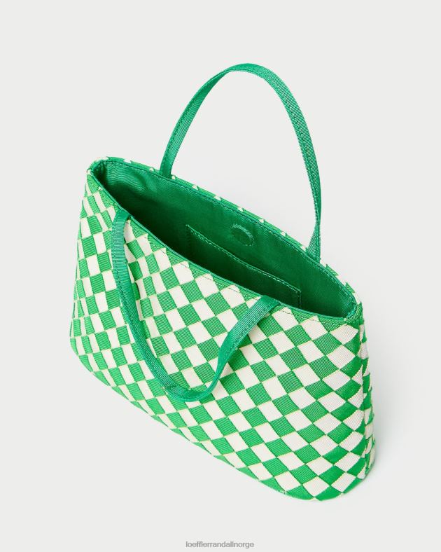 Loeffler Randall poser kvinner minnow mini tote FT8D320 grønn/krem