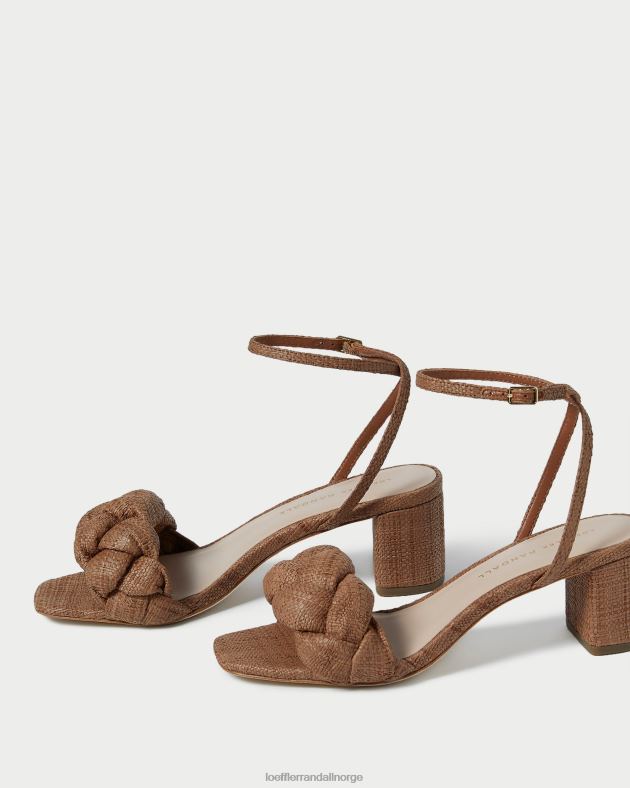 Loeffler Randall sko kvinner april lav hæl FT8D61 brun