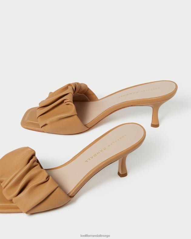 Loeffler Randall sko kvinner bianca kattunge hæl muldyr FT8D67 sanddyne