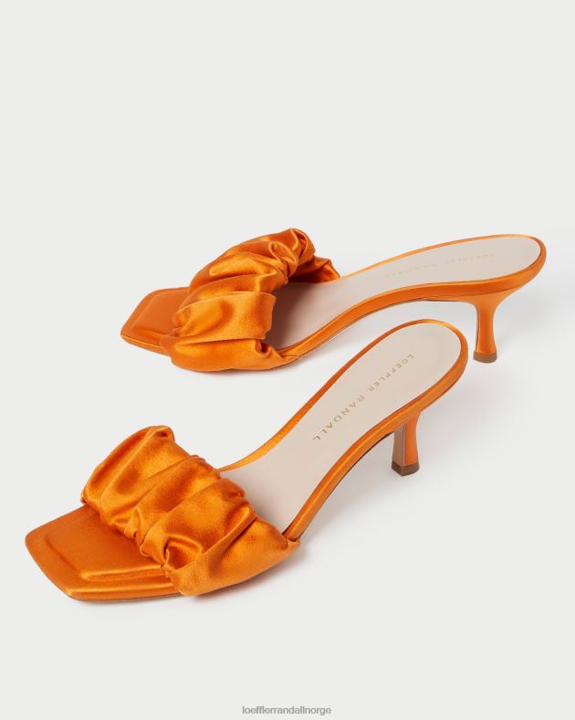 Loeffler Randall sko kvinner bianca kattunge hæl muldyr FT8D88 fløyelsblomst