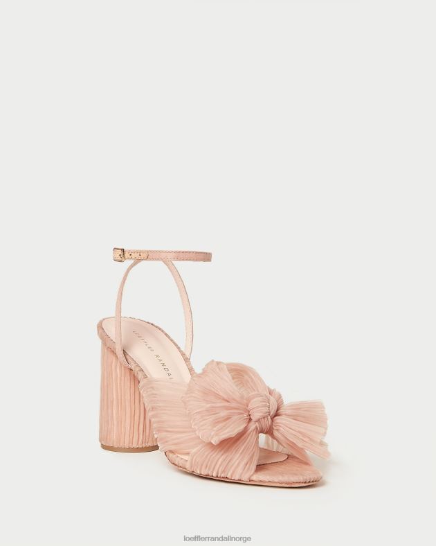 Loeffler Randall sko kvinner camellia plissert sløyfehæl FT8D11 skjønnhet