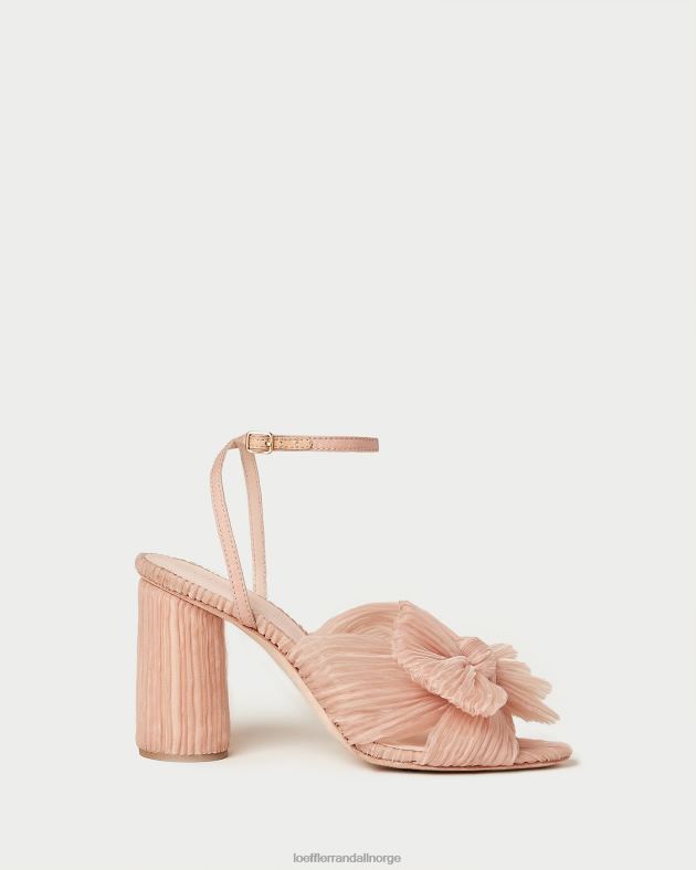Loeffler Randall sko kvinner camellia plissert sløyfehæl FT8D11 skjønnhet
