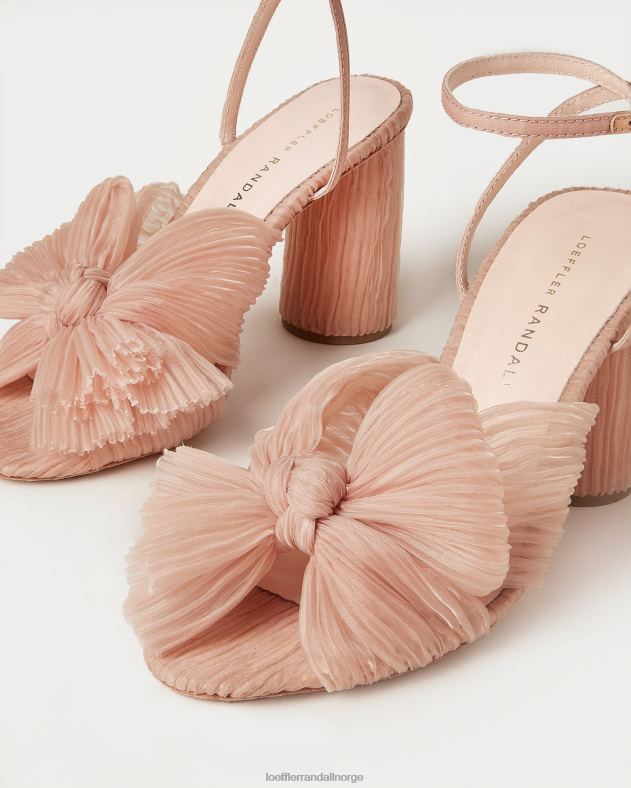Loeffler Randall sko kvinner camellia plissert sløyfehæl FT8D11 skjønnhet