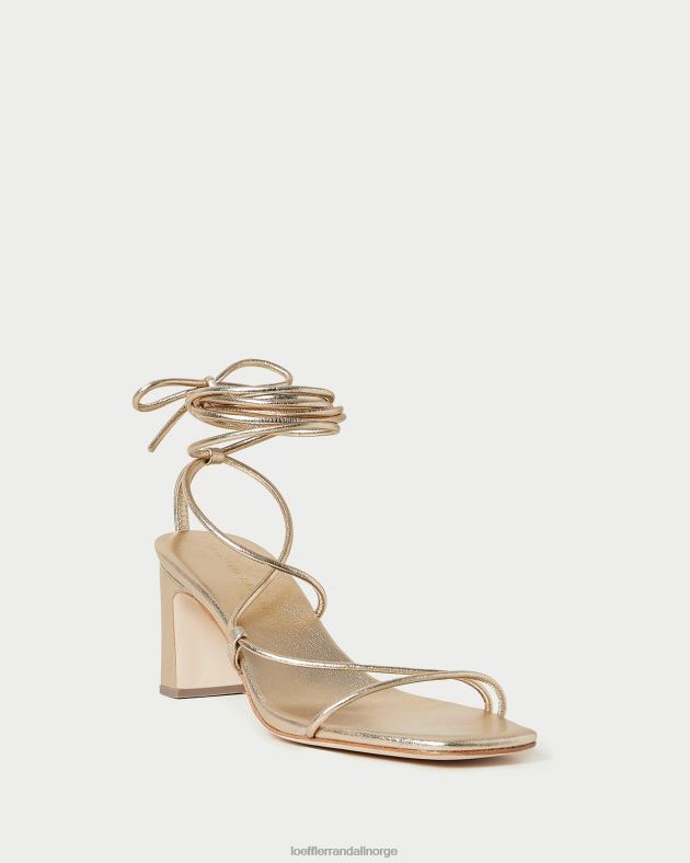 Loeffler Randall sko kvinner cosette ankel wrap hæl FT8D37 champagne