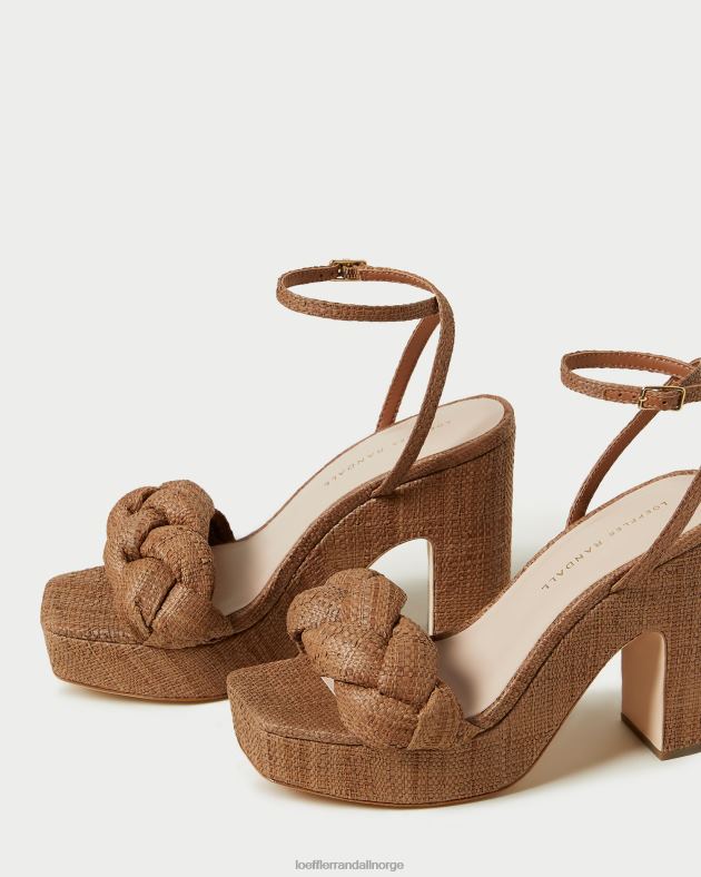 Loeffler Randall sko kvinner fae plattformhæl FT8D56 brun