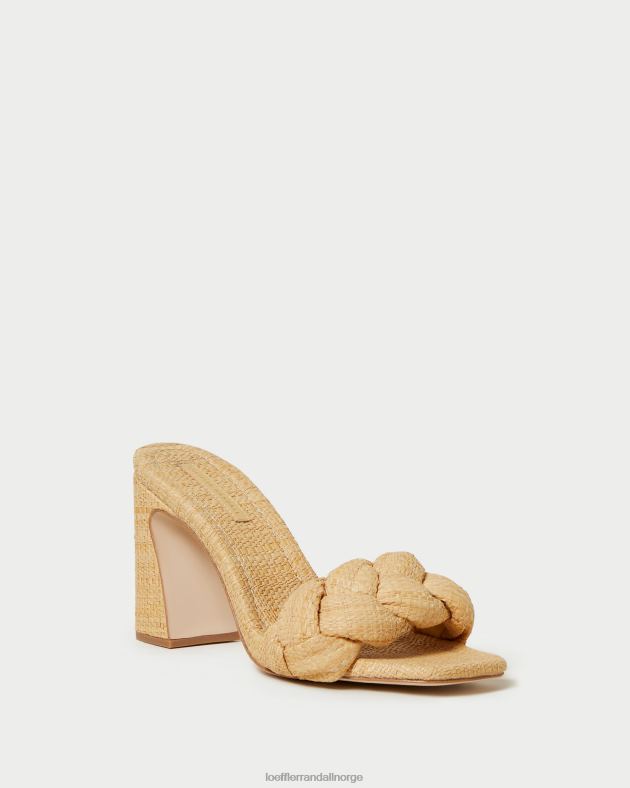 Loeffler Randall sko kvinner freya flettet kurvemuldyr FT8D41 naturlig