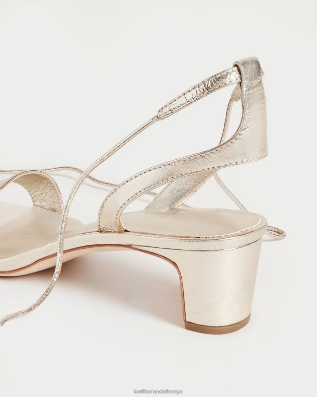 Loeffler Randall sko kvinner jackie sandal med mellomhæl FT8D12 champagne