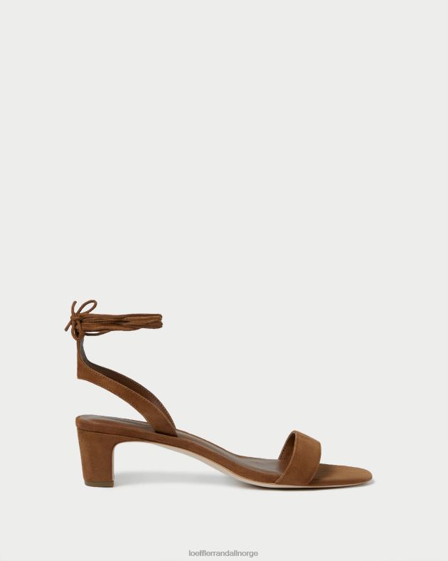 Loeffler Randall sko kvinner jackie sandal med mellomhæl FT8D87 kakao