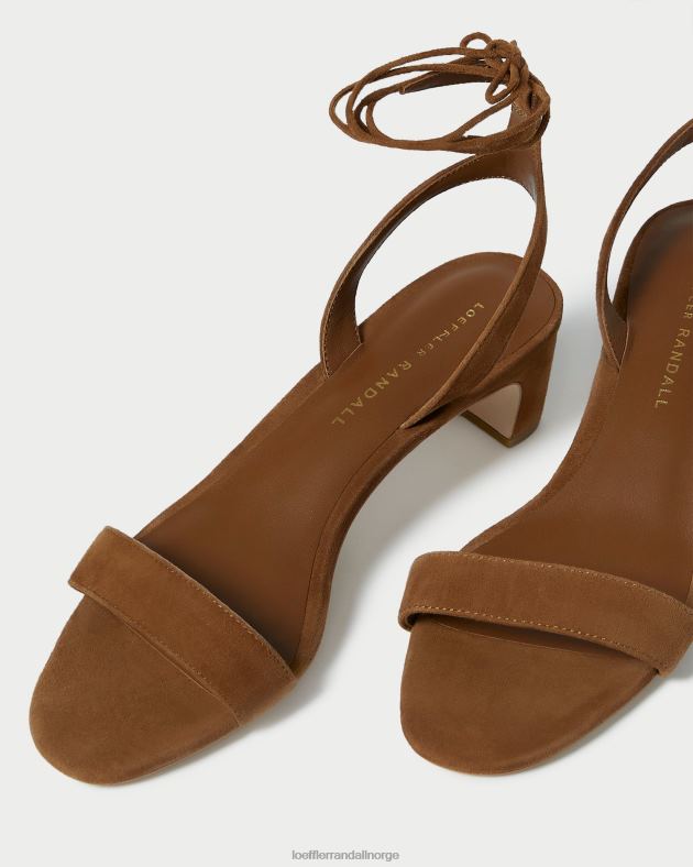 Loeffler Randall sko kvinner jackie sandal med mellomhæl FT8D87 kakao