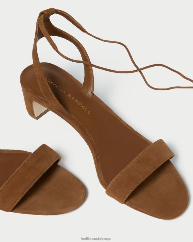 Loeffler Randall sko kvinner jackie sandal med mellomhæl FT8D87 kakao