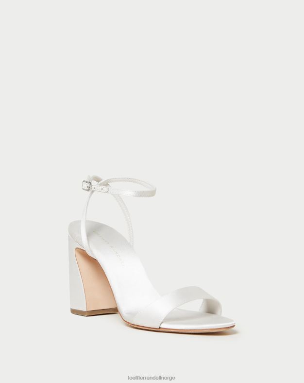 Loeffler Randall sko kvinner malia sandal med buet hæl FT8D45 krem