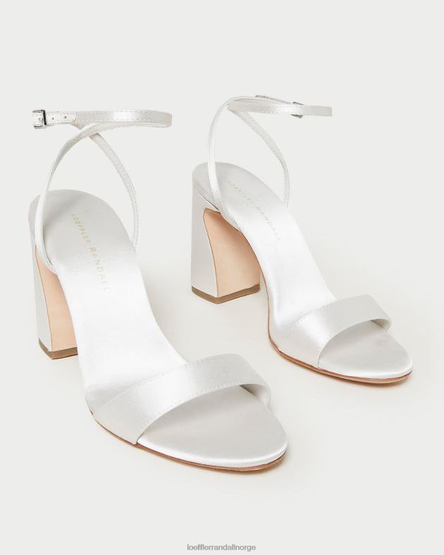 Loeffler Randall sko kvinner malia sandal med buet hæl FT8D45 krem