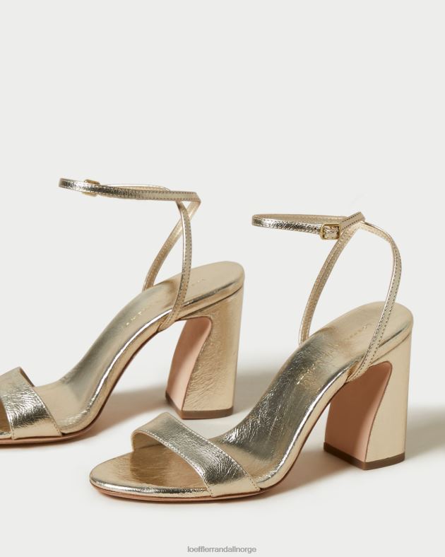 Loeffler Randall sko kvinner malia sandal med buet hæl FT8D50 champagne