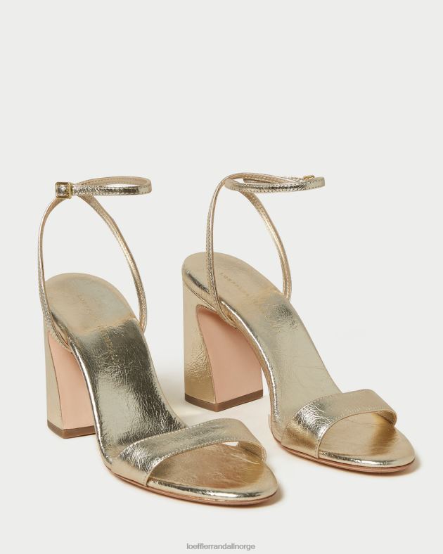 Loeffler Randall sko kvinner malia sandal med buet hæl FT8D50 champagne