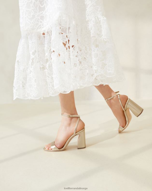 Loeffler Randall sko kvinner malia sandal med buet hæl FT8D50 champagne