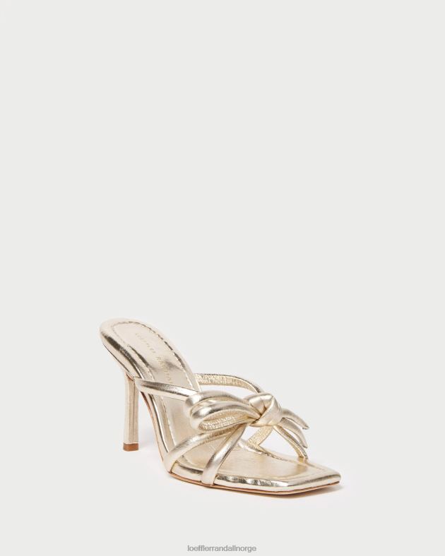 Loeffler Randall sko kvinner margi sløyfehæl FT8D31 champagne