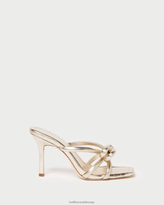 Loeffler Randall sko kvinner margi sløyfehæl FT8D31 champagne