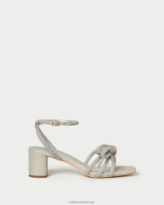Loeffler Randall sko kvinner mikel sløyfe sandal med mellomhæl FT8D15 cappuccino