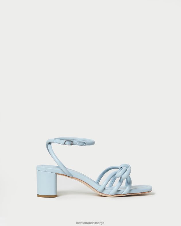 Loeffler Randall sko kvinner mikel sløyfe sandal med mellomhæl FT8D40 blå