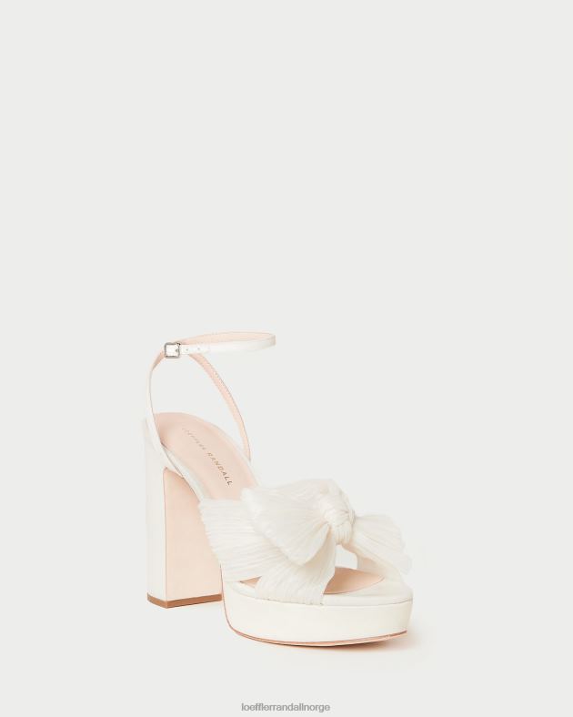Loeffler Randall sko kvinner natalia plattform bue hæl FT8D14 perle