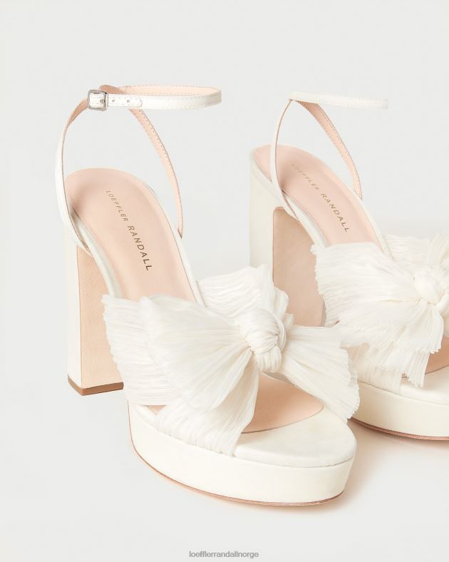 Loeffler Randall sko kvinner natalia plattform bue hæl FT8D14 perle