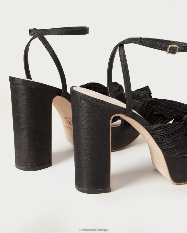 Loeffler Randall sko kvinner natalia plattform bue hæl FT8D23 svart