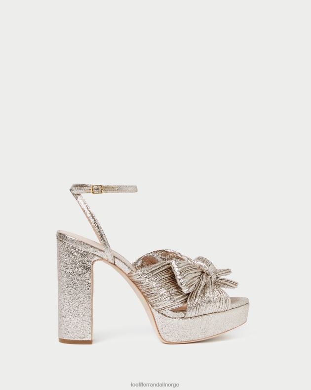 Loeffler Randall sko kvinner natalia plattform bue hæl FT8D68 champagne