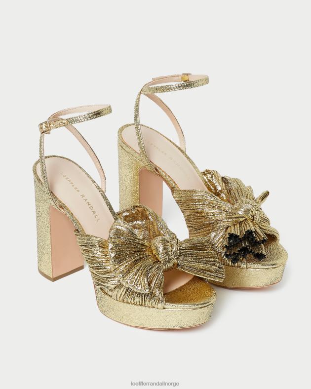 Loeffler Randall sko kvinner natalia plattform bue hæl FT8D89 oro