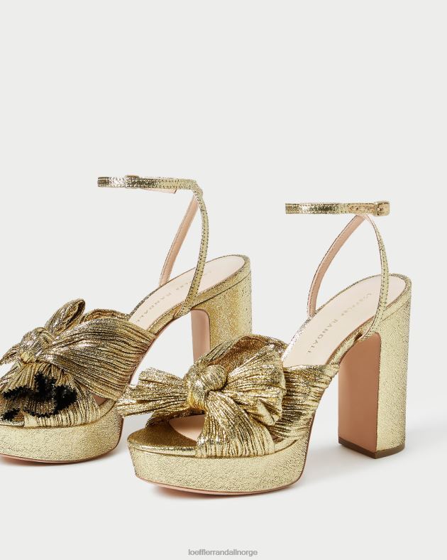 Loeffler Randall sko kvinner natalia plattform bue hæl FT8D89 oro