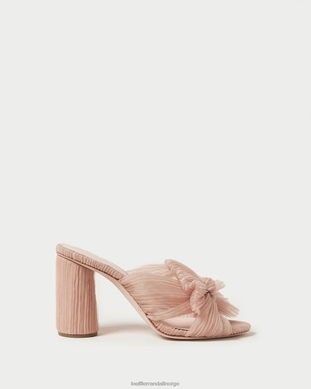 Loeffler Randall sko kvinner penny plissert sløyfehæl FT8D20 skjønnhet