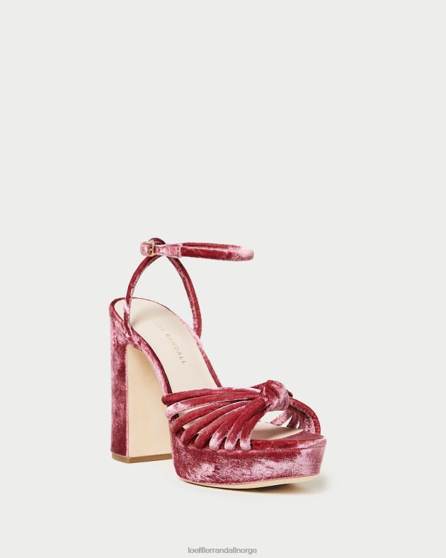 Loeffler Randall sko kvinner rivka knute plattformsandal FT8D48 te rose