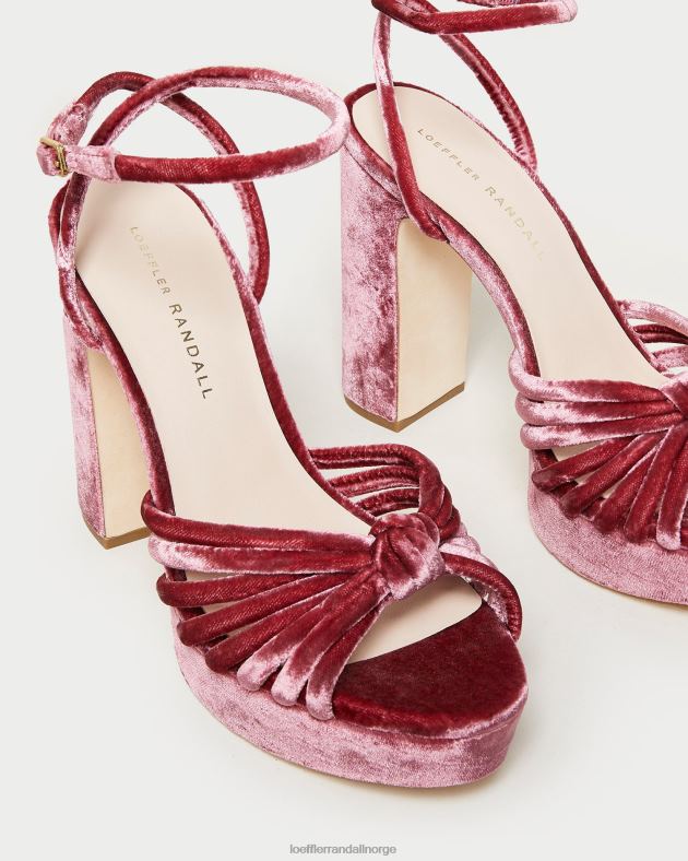 Loeffler Randall sko kvinner rivka knute plattformsandal FT8D48 te rose