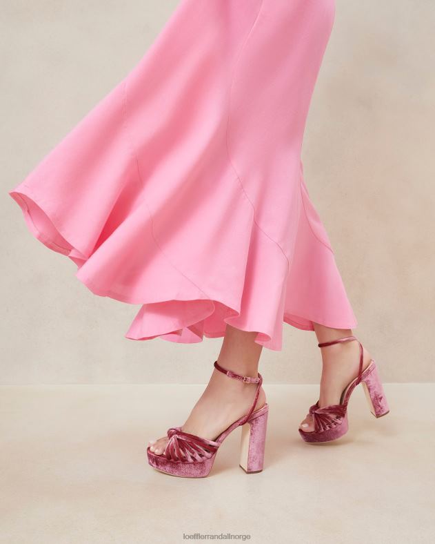 Loeffler Randall sko kvinner rivka knute plattformsandal FT8D48 te rose
