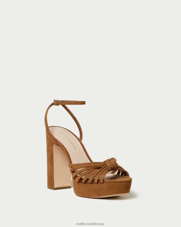 Loeffler Randall sko kvinner rivka knute plattformsandal FT8D81 kakao