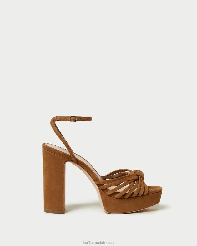 Loeffler Randall sko kvinner rivka knute plattformsandal FT8D81 kakao