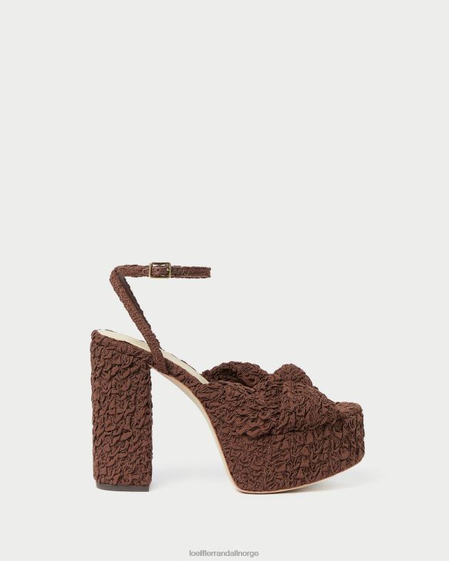 Loeffler Randall sko kvinner roz knute plattform FT8D92 kakao