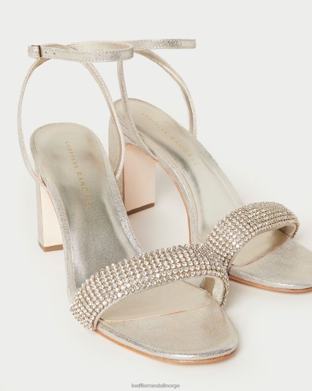Loeffler Randall sko kvinner shay rhinestone hæl FT8D26 cappuccino
