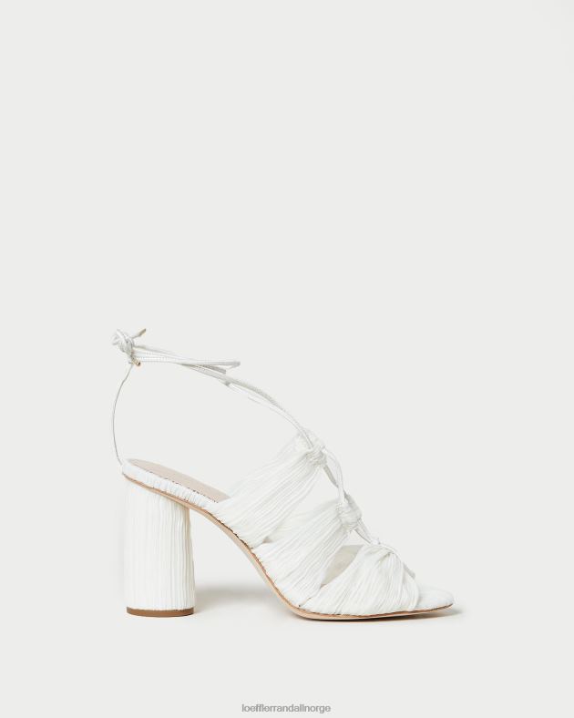 Loeffler Randall sko kvinner teresa plissert sandal med blonder FT8D83 perle