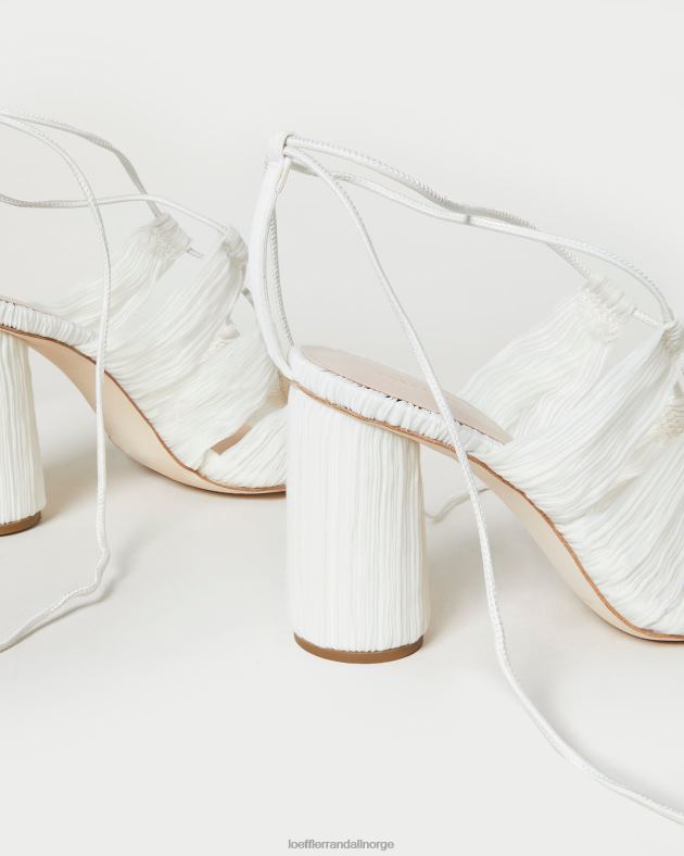 Loeffler Randall sko kvinner teresa plissert sandal med blonder FT8D83 perle