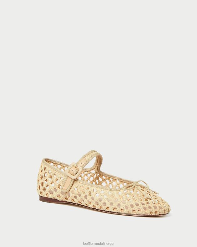 Loeffler Randall sko kvinner chiara mary jane FT8D304 naturlig