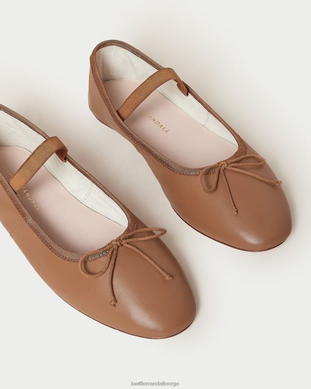 Loeffler Randall sko kvinner leonie ballett flat FT8D295 safari