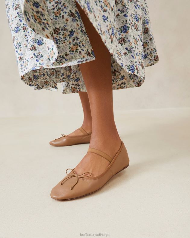 Loeffler Randall sko kvinner leonie ballett flat FT8D295 safari