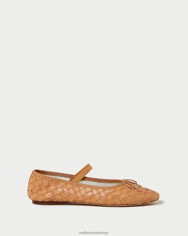 Loeffler Randall sko kvinner leonie ballett flat FT8D298 honning