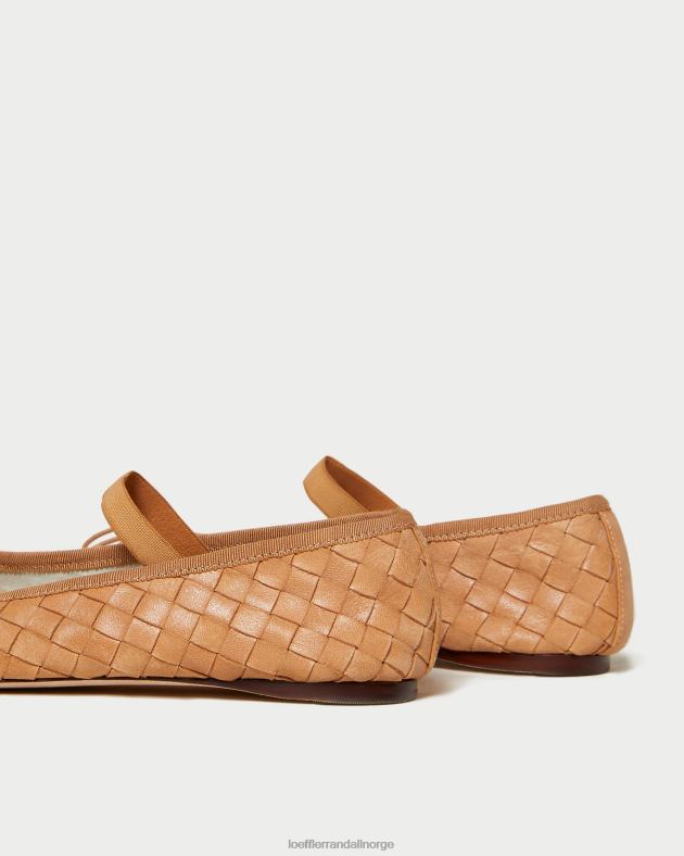 Loeffler Randall sko kvinner leonie ballett flat FT8D298 honning