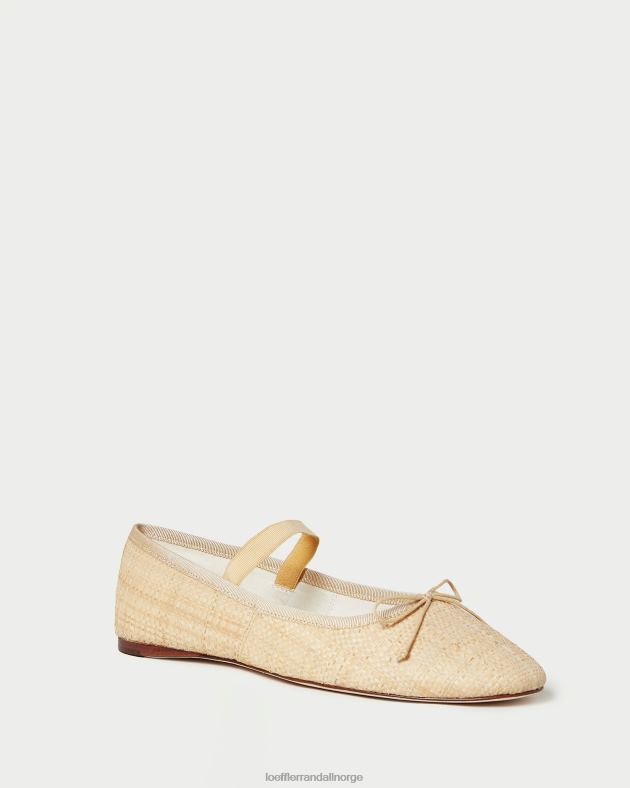 Loeffler Randall sko kvinner leonie ballett flat FT8D302 naturlig